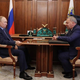 El presidente ruso Vladimir Putin reunido con Yuri Borisov, el nuevo director de la agencia espacial rusa Roscosmos